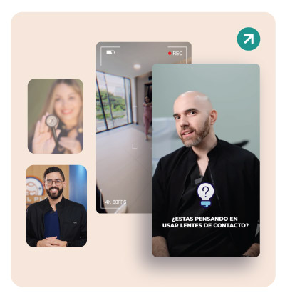 Ejemplo de diseño gráfico para médico